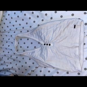 Hollister halter neck crop top